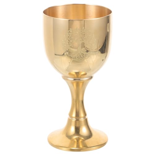 Garneck Coupe De Communion En Or Mini Calice Coupe D'offrande Coupe De Culte Pour Petit Verre À Vin En Laiton Coupe Du Saint Graal Décoration D' Arbre De Vie
