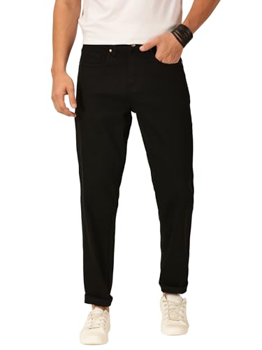 Image of Thomas Scott Men Mid Rise Clean Look Relaxed Fit Jeans