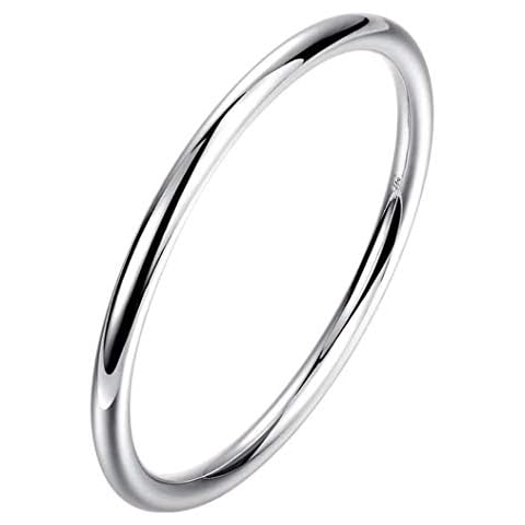 Cadoline Silver Plated Chunky Bangle Diameter 6.5cm Approx Cover
