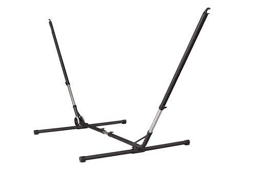 LA SIESTA® - Esterel Anthracite - Support en Acier galvanisé pour hamacs Simples à Kingsize