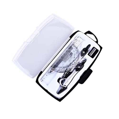 Hemoton 10 1 T Kits De Bússola De Metal Kit De Engenharia Régua Bússola Transferidor Conjunto De Geo