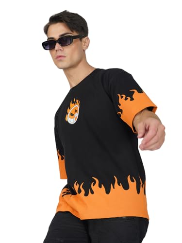 Image of crazymonk One Piece Fire Fist Ace Oversized T-Shirt