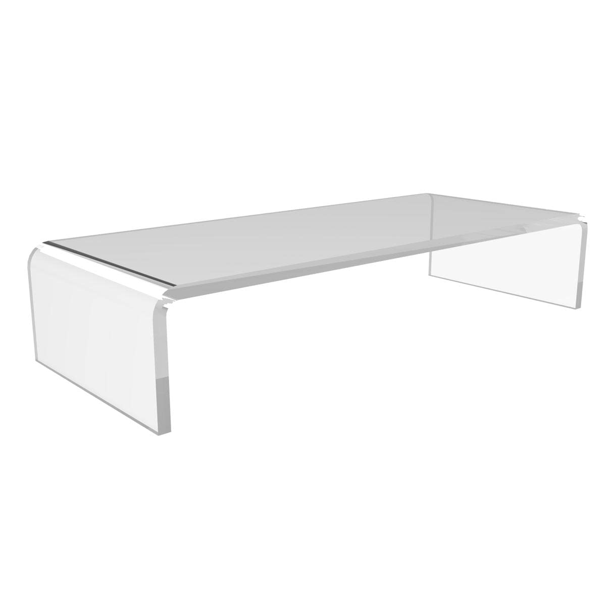 Displaypro Clear Acrylic Riser Display Stand (W400 D75 H150 T10)
