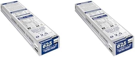 Welding Electrodes 085138 2,5 mm, Silber (Packung mit 2)