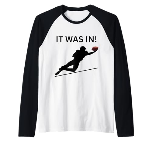 ¡Jugador de fútbol Divertido en el Que Estaba! Humor de fútbol Camiseta Manga Raglan