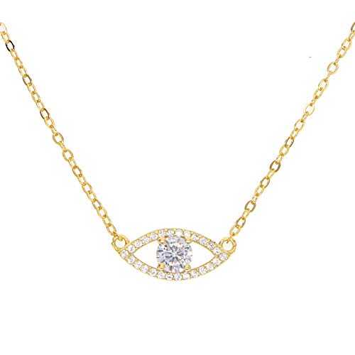 Pendentif œil maléfique en argent collier MOCHAMIK un symbole de protection et d'amour éternel