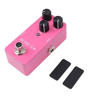 [EXCELLENT TONE QUALITY] This mini guitar effect pedal delivers exceptional tone clarity with true bypass technology ensuring minimal distortion and preserving the original sound quality. Its transparent sound provides an immersive musical experience...