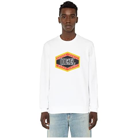 Diesel Regular Fit Sweatshirt with Print Cover