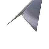 Edelstahl Winkelprofil 2500mm 60x50 mm Kornschliff 240 V2A 0,8mm stark Blechwinkel Eckschutz Leiste,L-Schiene 250cm Edelstahl L-Profil Schenkel 6x5 cm