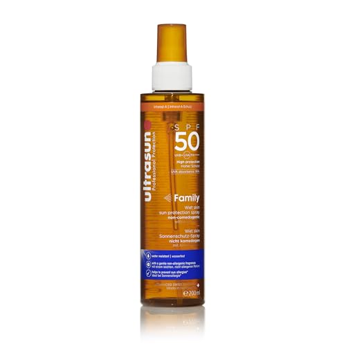Ultrasun Family SPF50 Wet Skin Spray Sunscreen 200ml