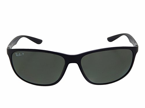 Ray-Ban Liteforce Tech RB4179 601S9A Matte Black/Polarized Green 62mm Sunglasses2