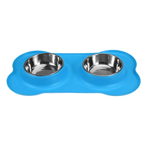 BESPORTBLE 犬のシリコンボウル ペット用シリコンボウル 犬のボウル ペットの給餌ボウル 犬の餌入れ Blue