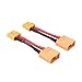 OliRC 2 St. Männlichen XT90 zu Weiblich XT60 Verbinder Adapter mit 14awg 5cm Draht(C96-2)