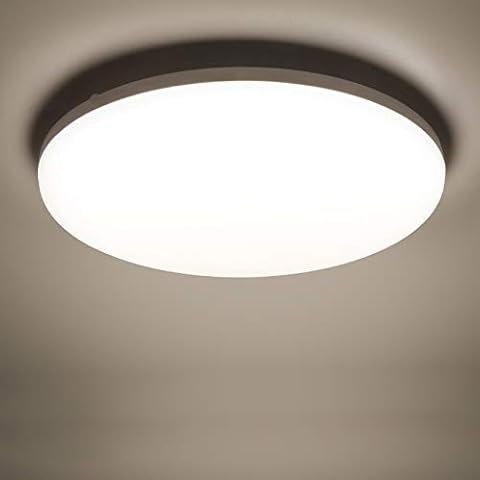 Yafido Ceiling Light Ultra Slim 36W 3240LM LED Panel Light Quick Installation Ceiling Downlight Natural White 4500K UFO Lamp for Living Room Bedroom Kitchen Hallway Balcony Ø23cm Not-dimmable Cover