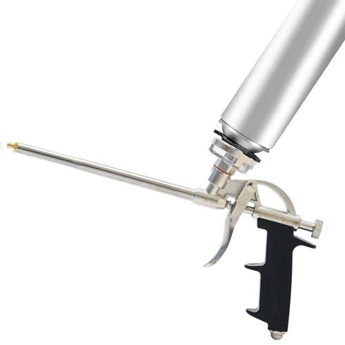 PU Schaumpistole 2 Stück Bauschaumpistole Schaumpistole Bauschaum Set zum Abdichten, Füllen, Abdichten, für den Heim und Bürogebrauch（Schwarz）