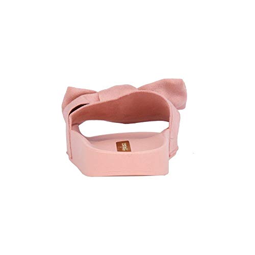 Slide Moleca Com Laço Rosa 34