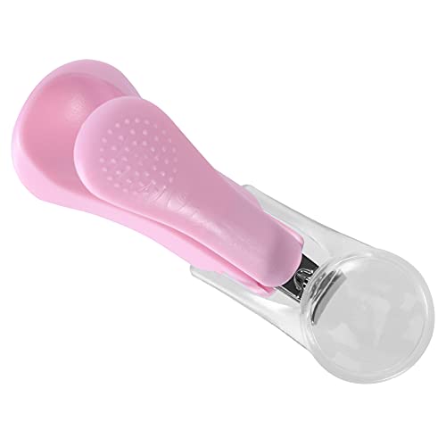 INOOMP シー拡大鏡付き爪切り 子供用 耐久性のあるデザイン 指と足の爪切り 可動式拡大鏡で視認性向上 滑りにくいハンドル