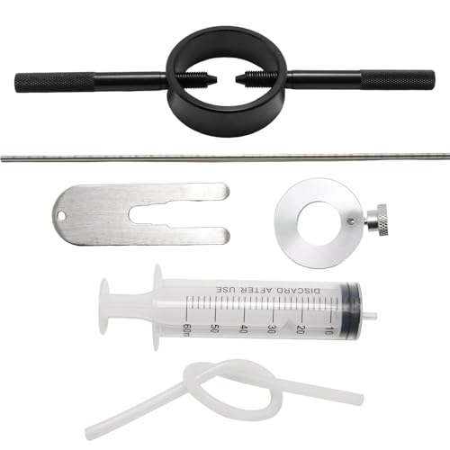 Image of Fork Service Tool Kit, 2Pcs Type 1 Universal Fork Oil Level Tool, Fork Spring Compressor Fits Most Street and Inverted Fork Motorcycles