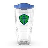 Tervis MLS Seattle Sounders FC – Gobelet isotherme à double paroi avec logo primaire fabriqué aux États-Unis pour garder les boissons froides et chaudes, 710 ml, classique