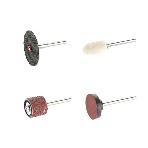 POPULO 305-Piece Rotary Tool Accessories Kit, 1/8-inch Diameter Shanks, Universal Fitment for Easy Cutting, Grinding, Sanding, Sharpening, Carving and Polishing, Storage Case.
