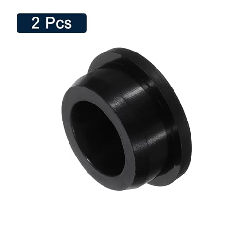 Image of uxcell 2 Pcs Black Plug Holes, Waterproof Rubber Button Plug for 32mm / 1.26 inch Hole