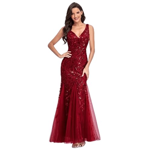 Robe de soirée longue empire FGRID sirène pour femmes