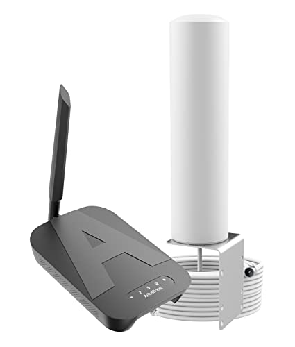 Cell Phone Signal Booster for 5G & 4G LTE on Band 12/5/2/4/25/17 - Cell Booster Enhances Voice & Data in Home and Office Up to 1500 Sq Ft FCC Approved
