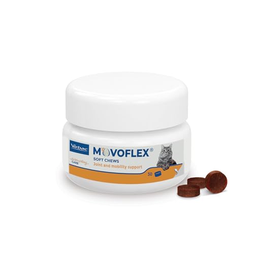 Virbac Movoflex Soft Chews Gatti 30 compresse - Integratore nutrizionale per sostenere Le articolazioni e la Mobilità nei Gatti