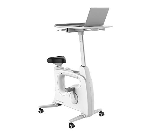 Bike I TV-Show Sieger Wie Man einfach Kalorien verbrennt I TÜV-Zertifiziert I Heimtrainer Schreibtisch I Fahrrad Stehschreibtisch