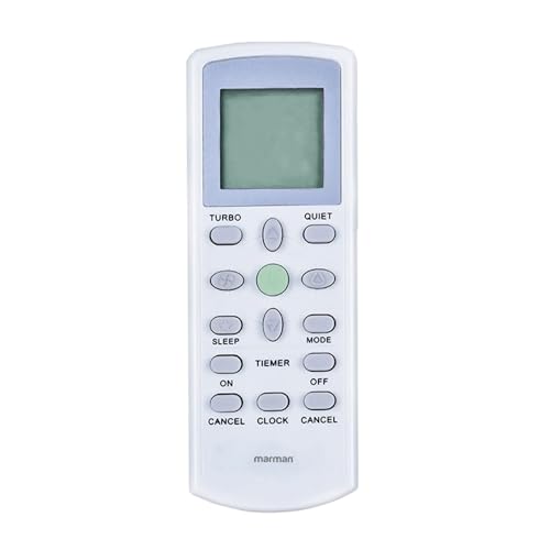 Image of marman Compatible with Daikin AC Remote Original ECGS01 Suitable for 1 | 1.5 | 2 Ton Split, Window and Cassette Air Conditioner Model 146 - Match Exactly to Replicate Genuine Remote Function