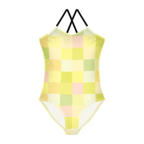 Plaid Color Fashion Toddler Girl Swimsuit Toddler Bathing Suit Girl Swimsuits for Teen Girls Beach Swimwear 4T