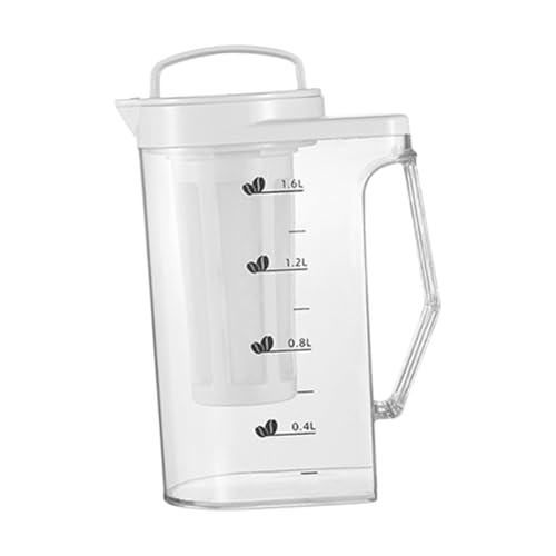 Image of Cold Brew Coffee Maker Iced Coffee Brewer for Lemon Water Kitchens Household 1.6L
