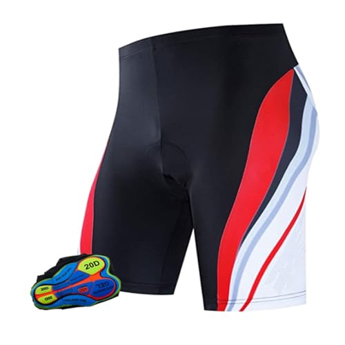 Shorts de ciclismo para hombre negros MTB 20D acolchados miniatura 1
