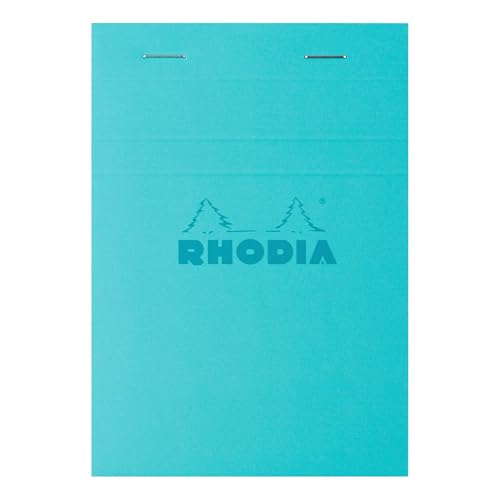 Rhodia bloc agrafé COULEURS N13 cuadriculado 5/5 pack 10 libretas microperforadas 4