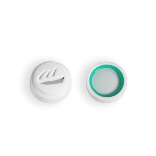 Image of MEE audio 10 dB Flat Response Replacement Filters for Earplugs - Works with Custom and Universal Filtered Earplugs (Pair, White /Ocean)