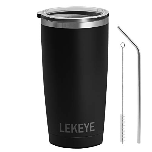 Lekeye 20 oz stainless steel vacuum insulated tumbler w…