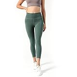 MLLM Ideal para Danza Correr Trotar Ejercicio,Pantalones de Yoga elásticos de Bolsillo, Medias Deportivas de Fitness-Verde_S,Fitness Bailan Deportivo para Mujeres Pantalones