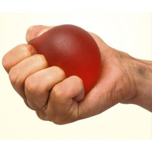 Magik Exersice Silicone gel ball pain free Silicon gel Exercise Stress Relief Ball Hand Grip/Fitness Grip ( color Red)