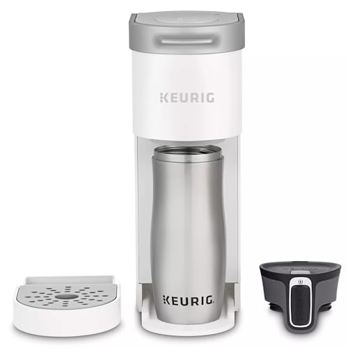 Keurig K-Mini Single Serve Coffee Maker with 6-12Oz Cup Sizes, Quick Brewing, and Removable Drip Tray (Stone, Renewed) - Image 5