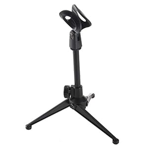Desktop Microphone Tripod Universal Adjustable Mic Clip Mount Mount Stand, Table Karaoke Stand Table Karaoke Microphone…