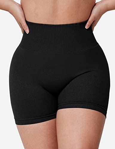 YEOREO Professional Women Workout Shorts 3.6' Scrunch Shorts Seamless High Waisted Contour Gym Yoga Biker Shorts