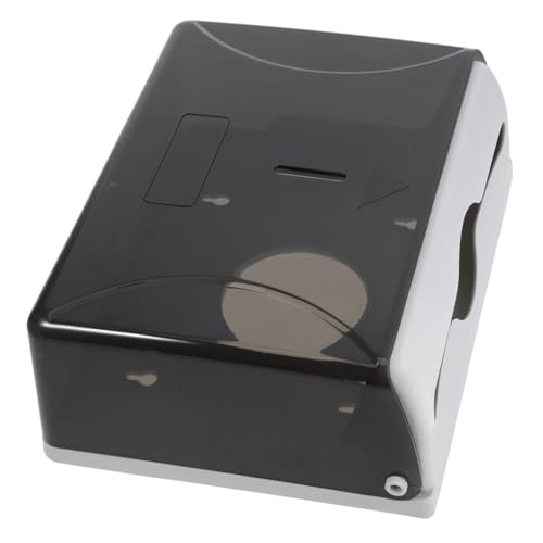 MUCKLILY Hanging Paper Towel Holder Wall-Mounted Paper Towel Box for Bathroom Kitchen