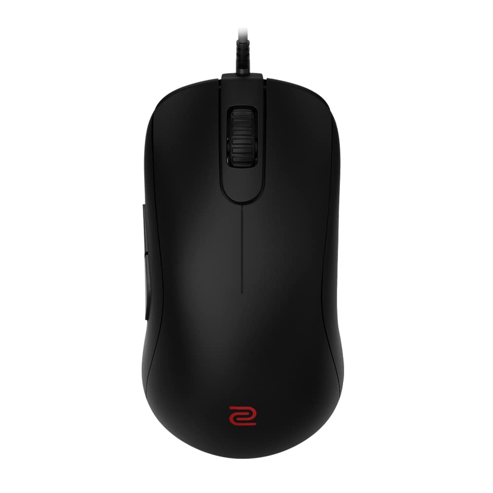BenQ Zowie S2-C Symmetrical Gaming Mouse | Professional Esports Performance | Driverless | Paracord Cable | Revisioned C-Features | Matte Black | Small Size
