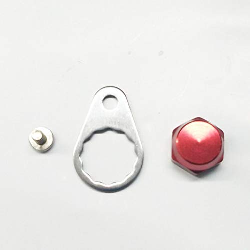 EKFan Left Hand Right Hand Crank Nut Screw with Plate for Fishing Reel