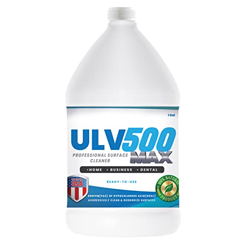 Petra ULV500 Hypochlorous Acid 500PPM (1 Gallon) For ULV Foggers & Handheld Atomizers, For Dental And Medical Professionals, HOCL Professional Surface Cleaner Petra ULV500 Hypochlorous Acid 500PPM (1 Gallon) For ULV Foggers & Handheld Atomizers, For Dental And Medical Professionals, HOCL Professional Surface Cleaner