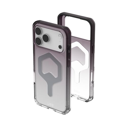 Image of Urban Armor Gear UAG Plyo Magnetic Compatible, Rugged Slim Anti-Yellowing Transparent Clear Shockproof Military Grade Protective Case /Cover Designed for iPhone 17 Pro Max (2025) - Black /Clear Ombre