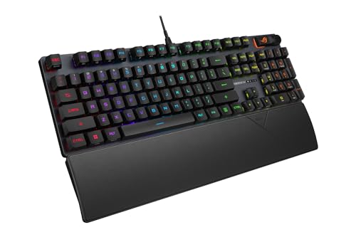 ROG Strix Scope II RX - Tastiera meccanica-ottica, switch ROG RX, certificazione di impermeabilità IP57, tasti tastiera in PBT, comandi multifunzionali, e poggia-polsi, AZERTY - Tastiera gaming - Immagine 3