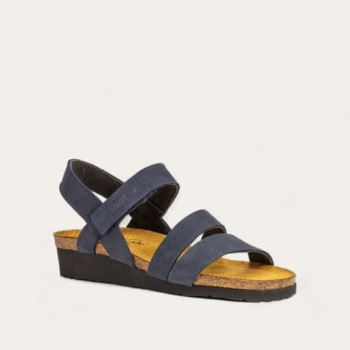 Image of NAOT Kayla Women's Sandals - Supportive 3-Strap Design with Backstrap, Cork & Latex Footbed - Arch Support - Travel-Friendly Comfortable Walking Sandals for All-Day Wear