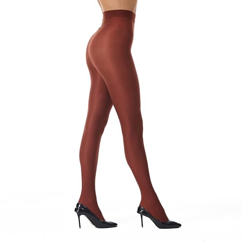 Image of Frola Shaping Tights for Women 70D Shimmery Pantyhose for Dance Ballet Glitter Socks
