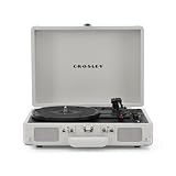Bluetooth Connectivity: Easily pair this portable record player with a Bluetooth speaker or stream music through the turntable's built-in speakers. The aux input, headphone jack & RCA output allow you to hook up to a receiver or powered external spea...